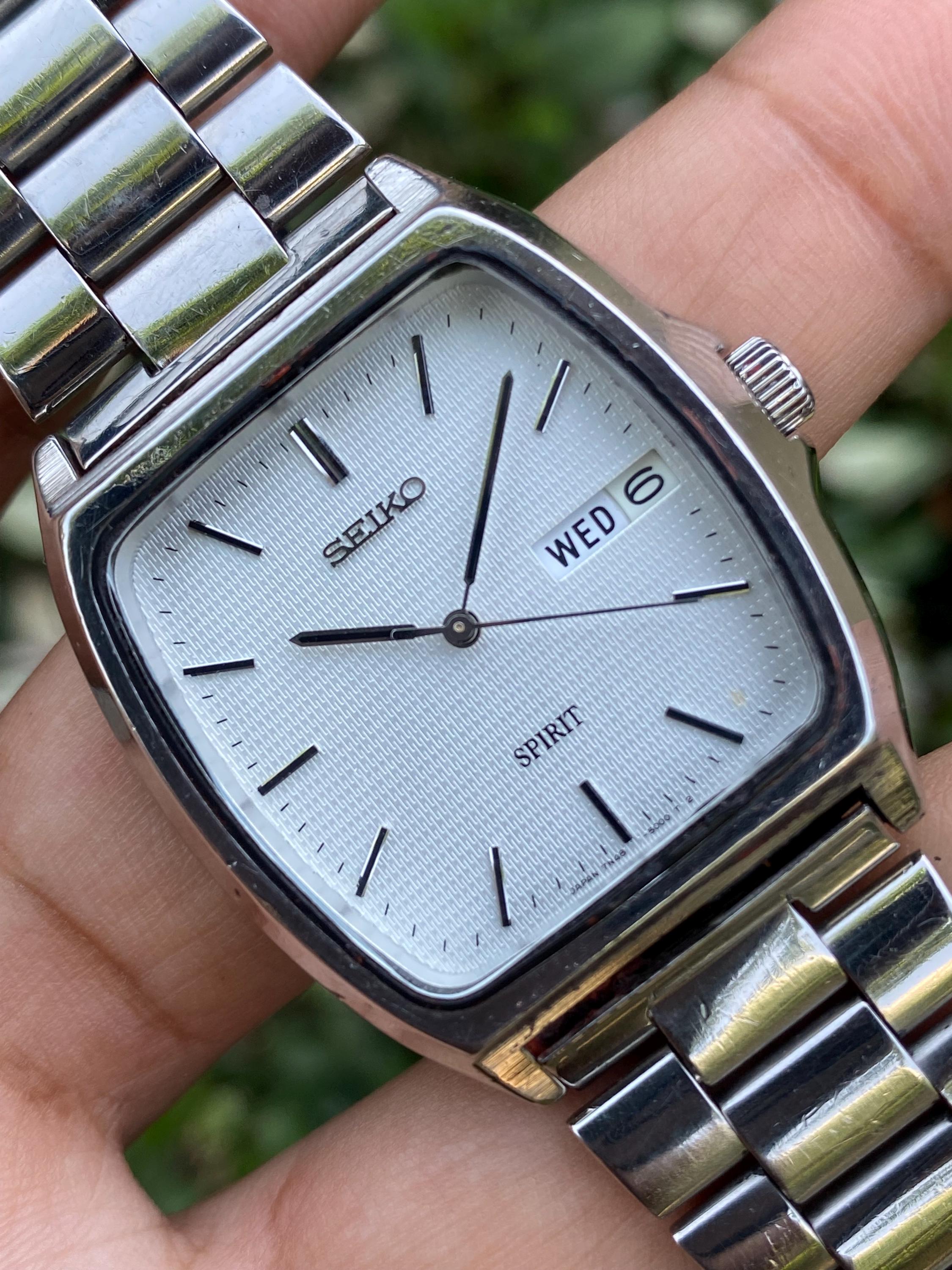 Vintage Mar 1985, Seiko Spirit Quartz Day/date Function 7N48-5000
