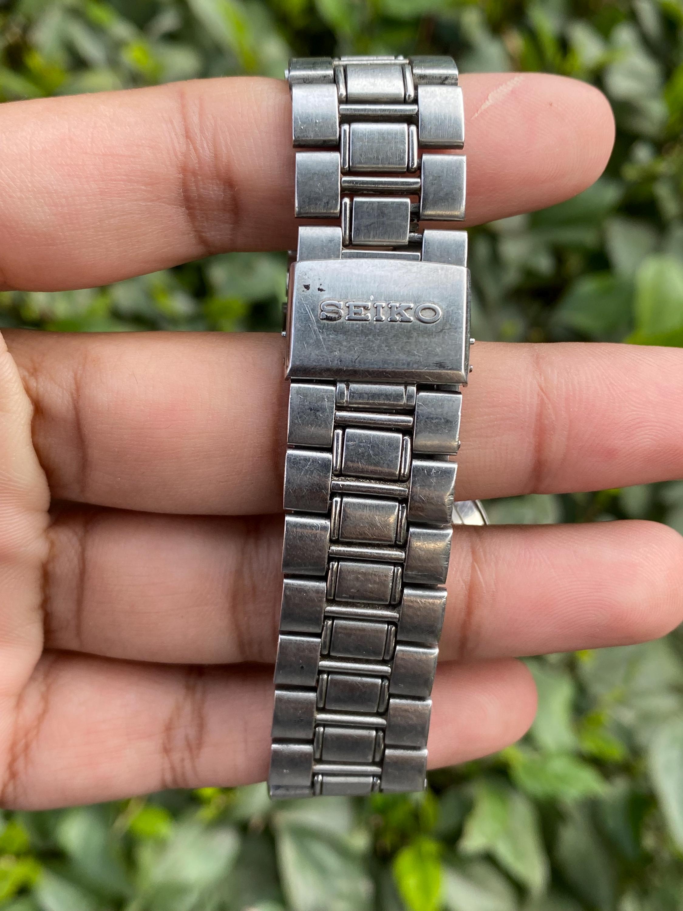 Vintage Oct 1989, SEIKO SQ 100 Quartz Wristwatch for Men's Day