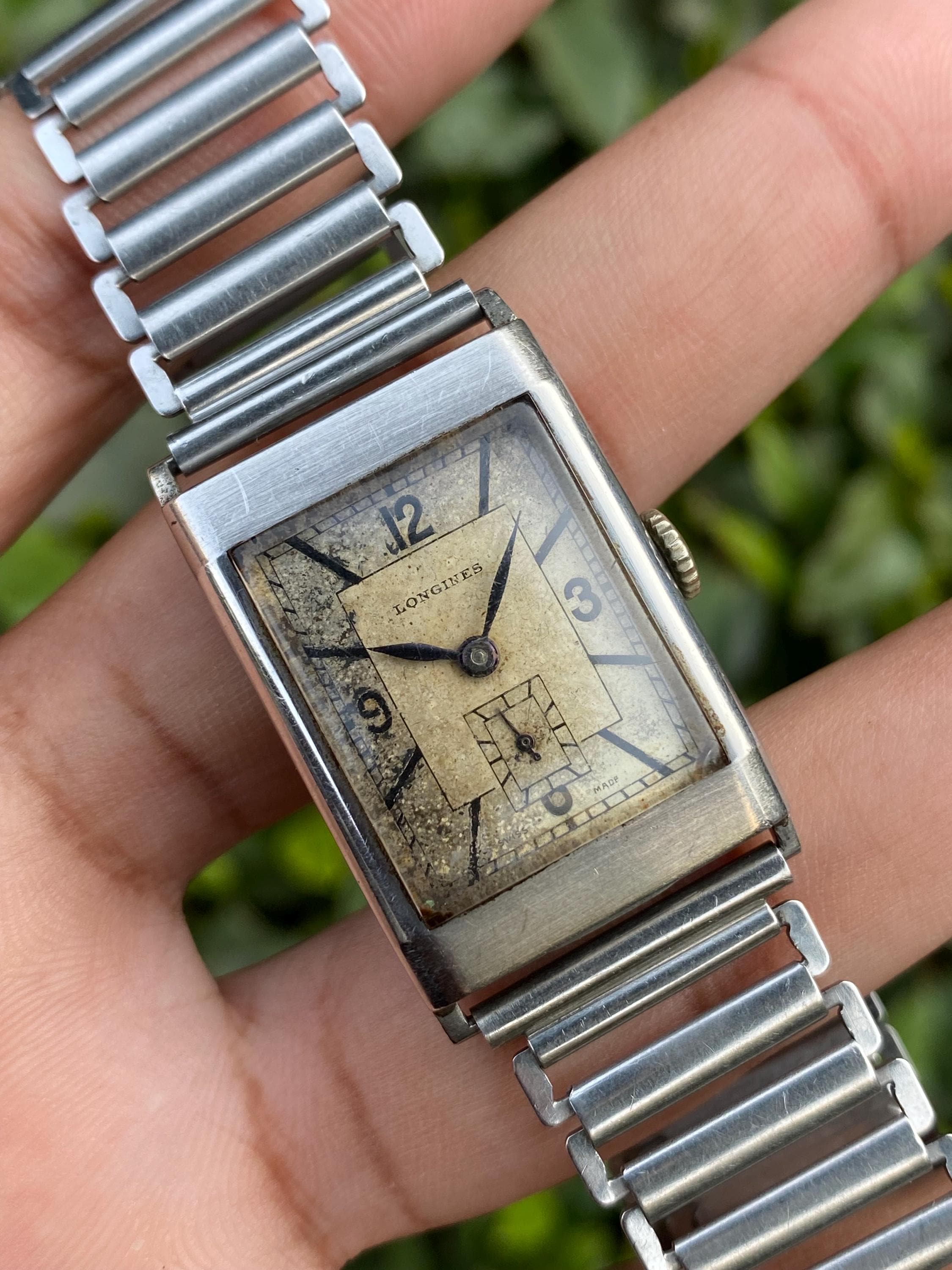 1930s Longines Stainless Steel  - cal. 8LN - Original Dial - Small Seconds 1930s Longines - Etsy Denmark main image 3