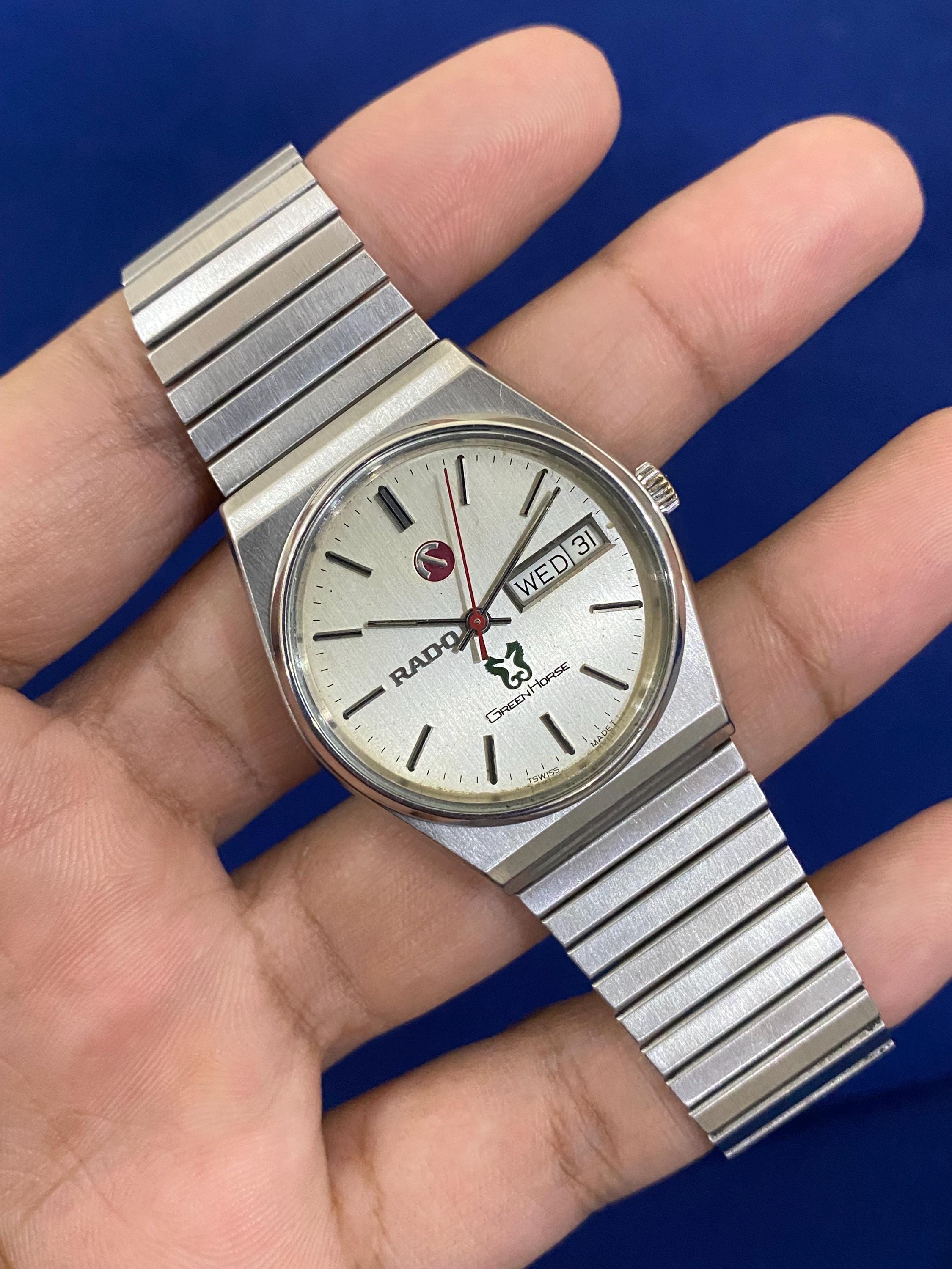 Vintage Rare Rado Green Horse Automatic Day/date Function Ref No