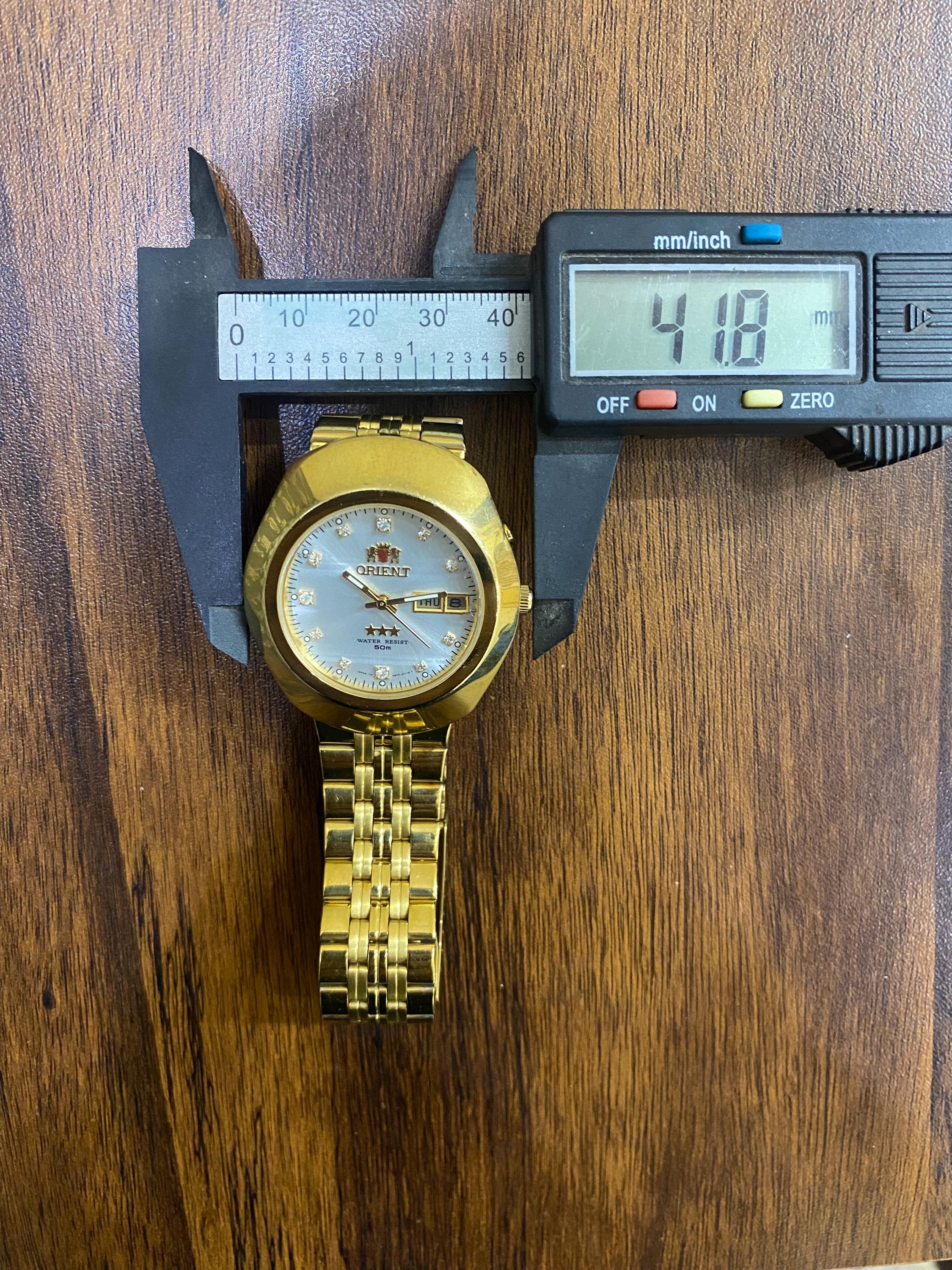 ORIENT 3 Star Automatic ゴールドカラー 腕時計 Orient Tristar 3 