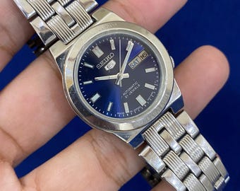 Vintage Jan 1981, Seiko 5 Automatic Railway Time 7009-6001 A1 Day