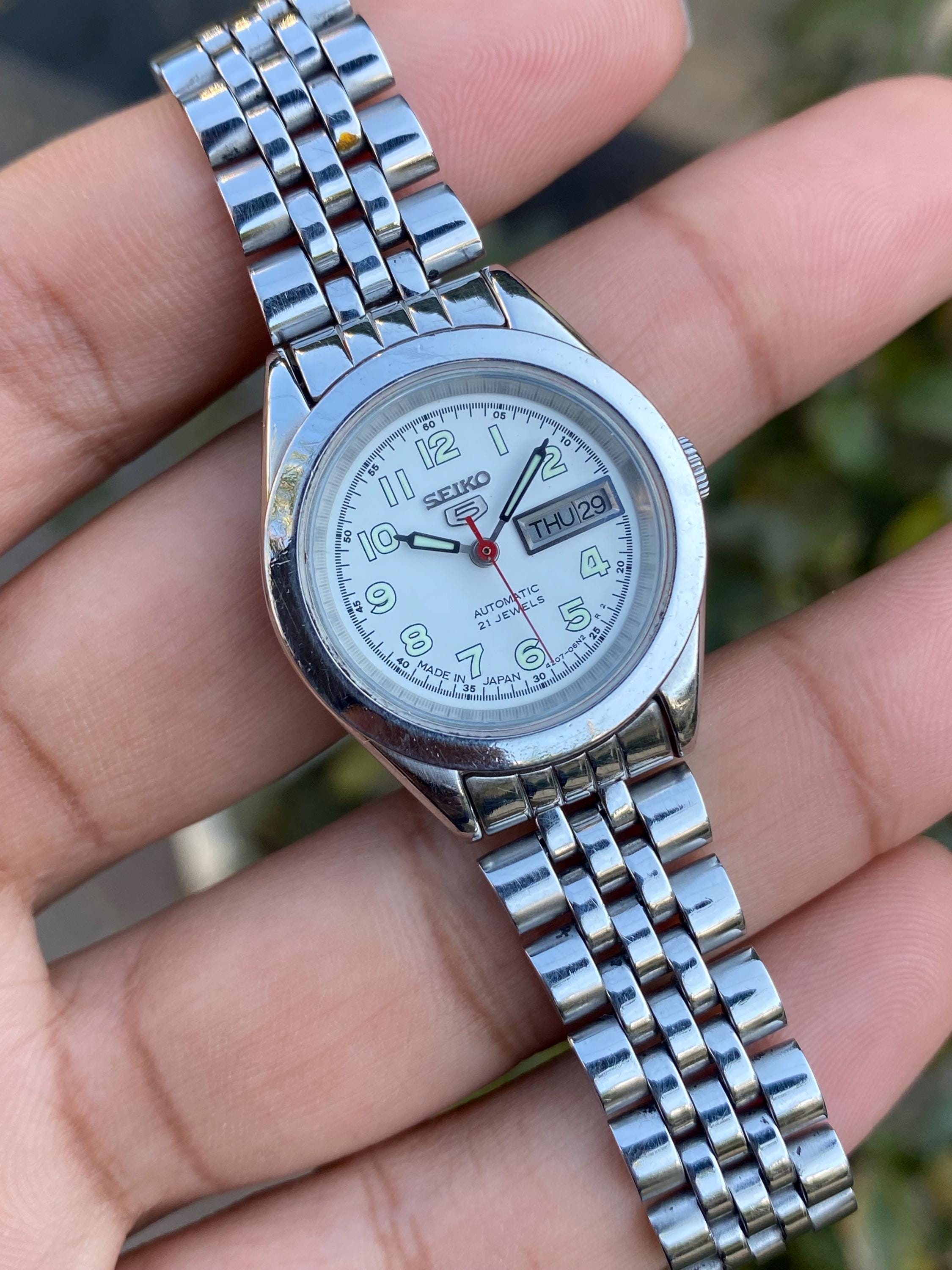 ヴィンテージ　セイコー　SEIKO　ラウンド　レディース　ウォッチA7 SEIKO - ヴィンテージ セイコー SEIKO ラウンド レディース ウォッチA7