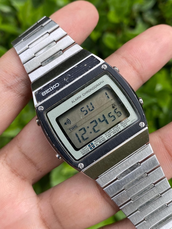 Vintage Jan 1980, Seiko Digital Quartz A359-4010 Alarm Function