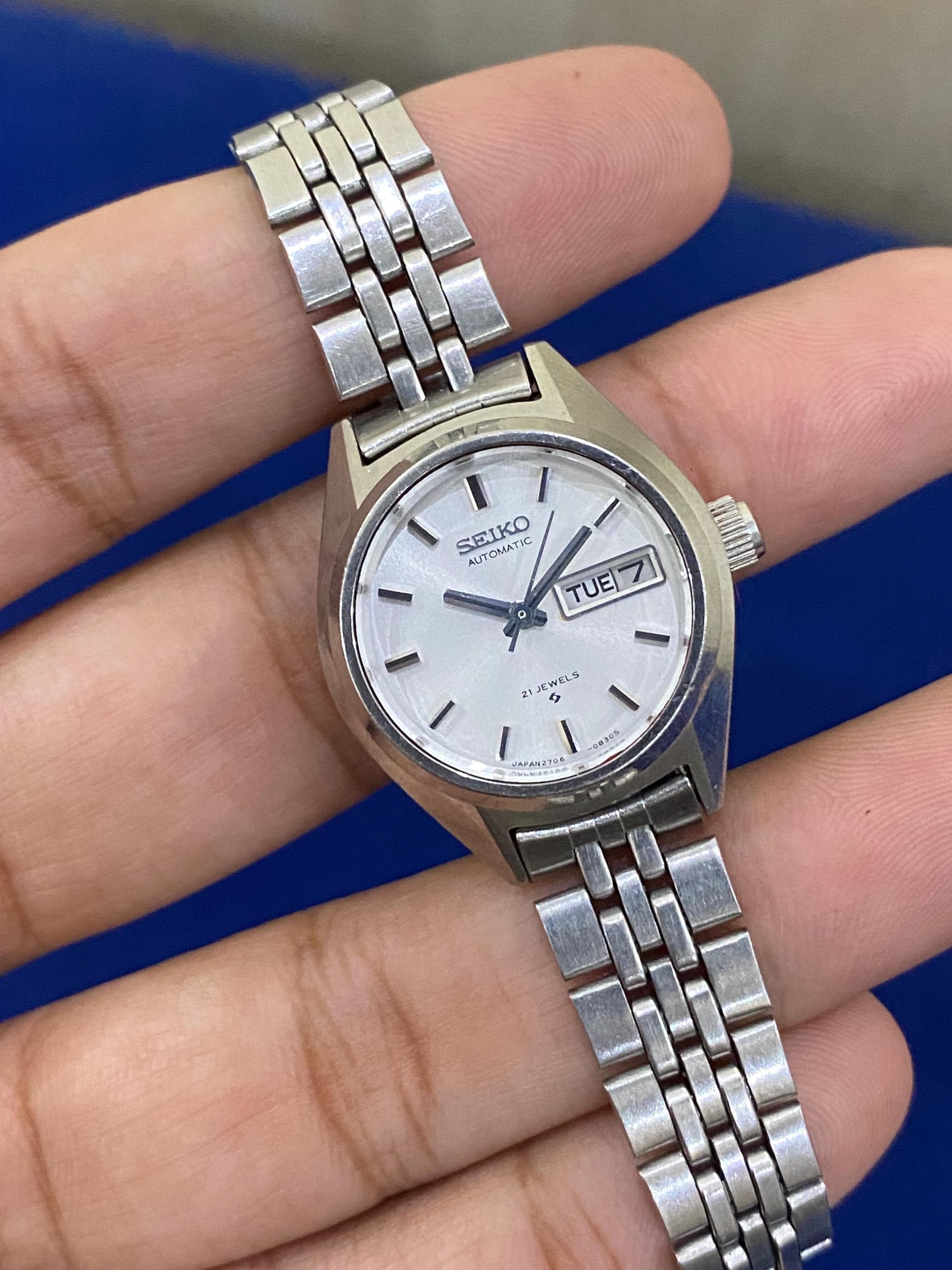 SEIKO セイコー 9021-5250 腕時計 1975年製 ヴィンテージ Vintage Feb 1975, Seiko Automatic 21 Jewels 2706-0290 Day/date