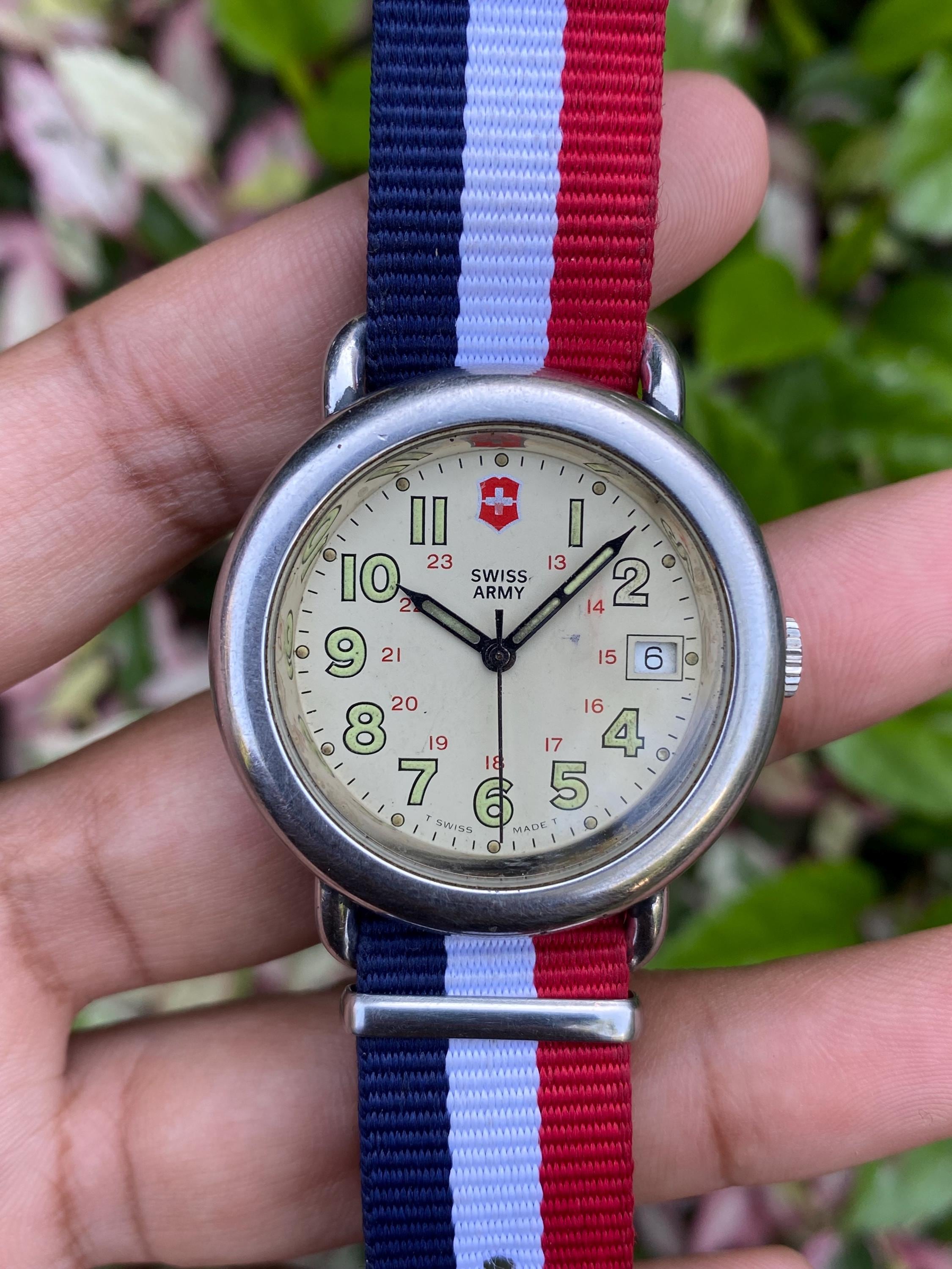 Swiss army watch - Etsy 日本