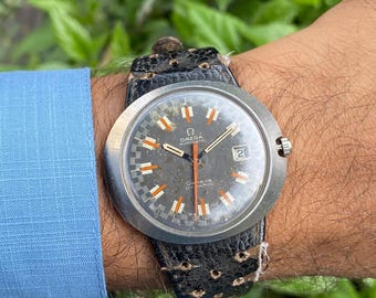 Vintage Rare Omega Geneve Dynamic Automatic 135.033 Raccer Dial