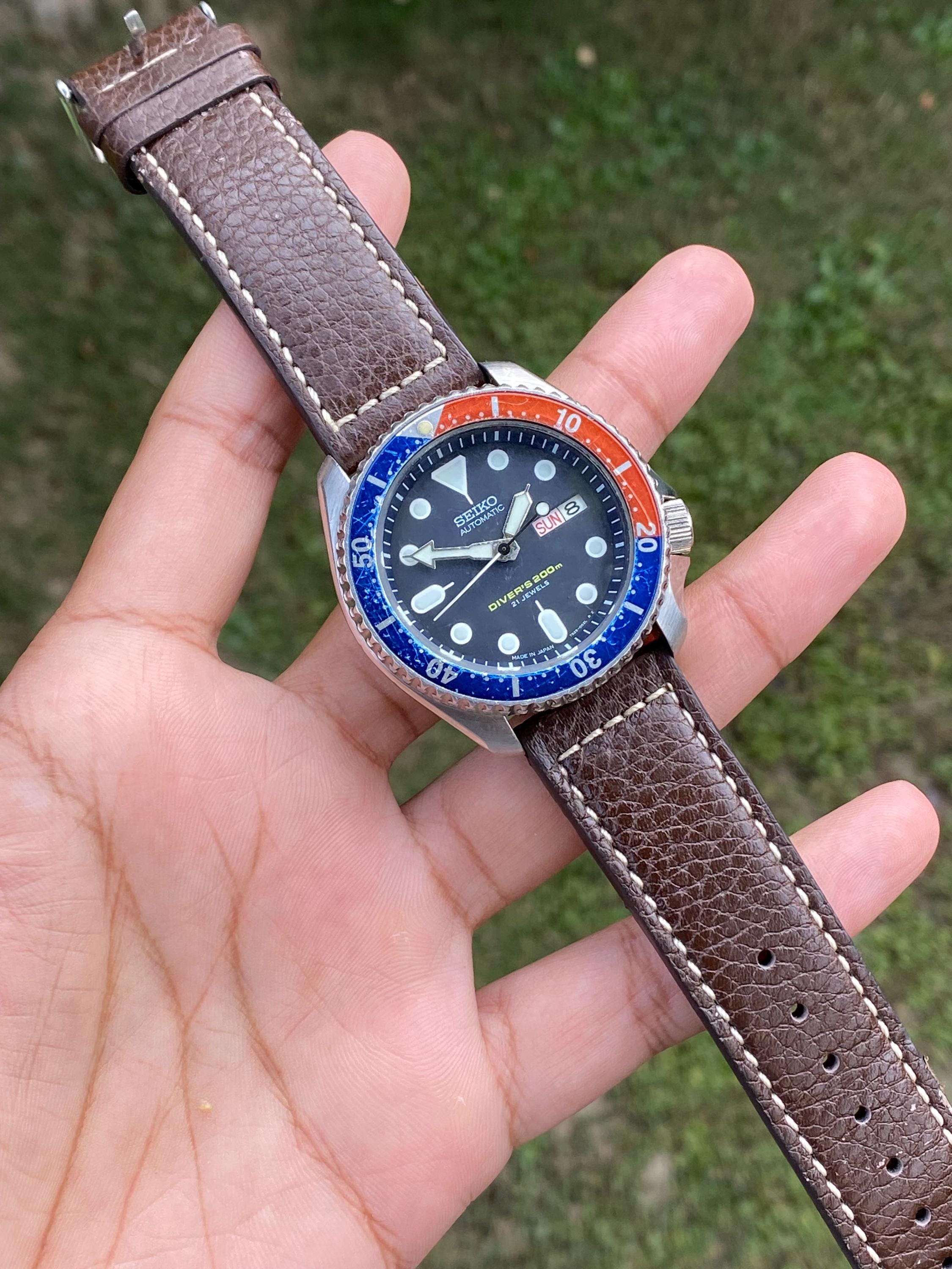 Vintage Rare SEIKO Pepsi Scuba Diver 200m SKX009 7S26-0020