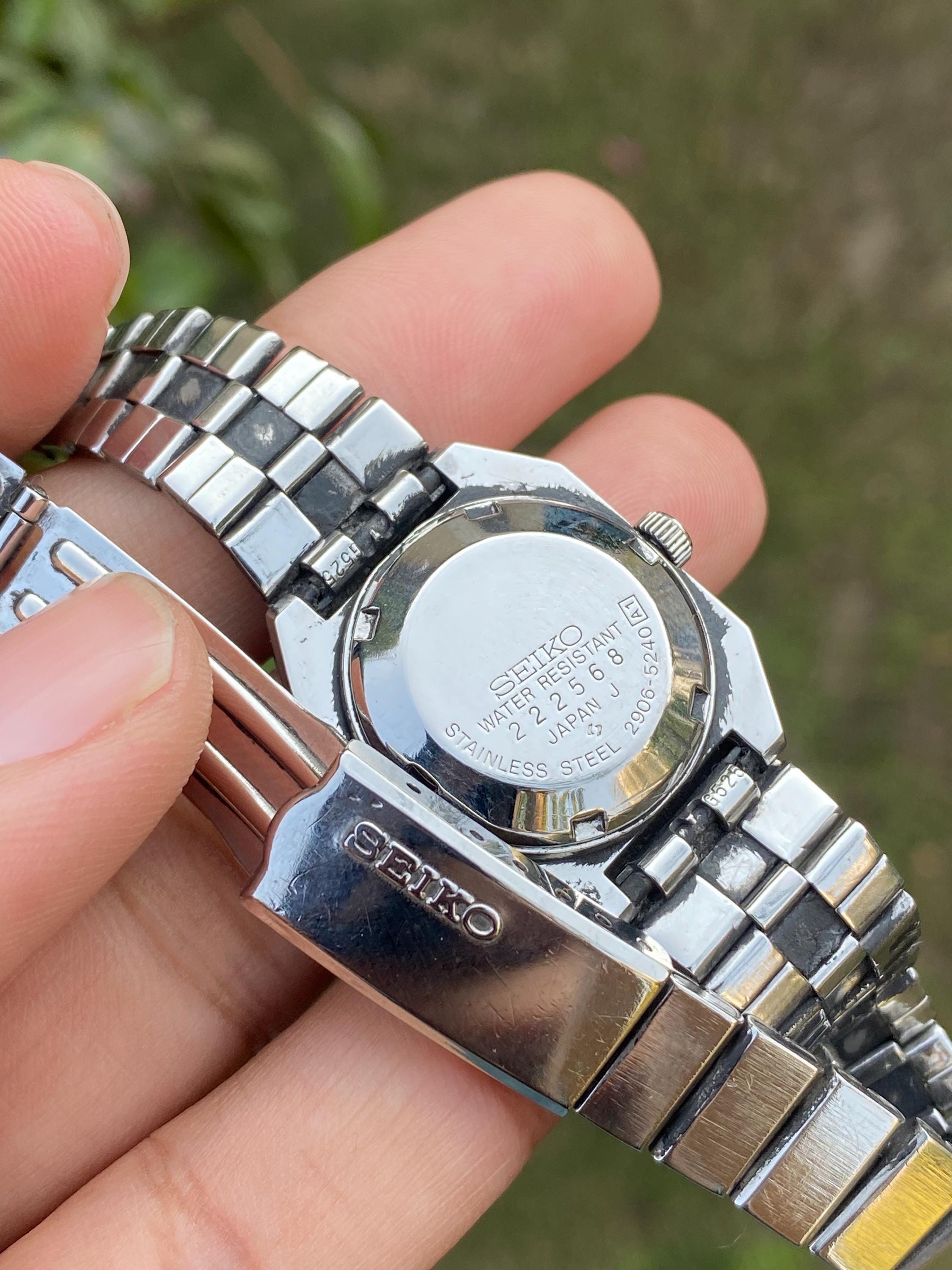 Vintage Feb 1982, Seiko Automatic 17 Jewels 2906-5240 A1 Day/date