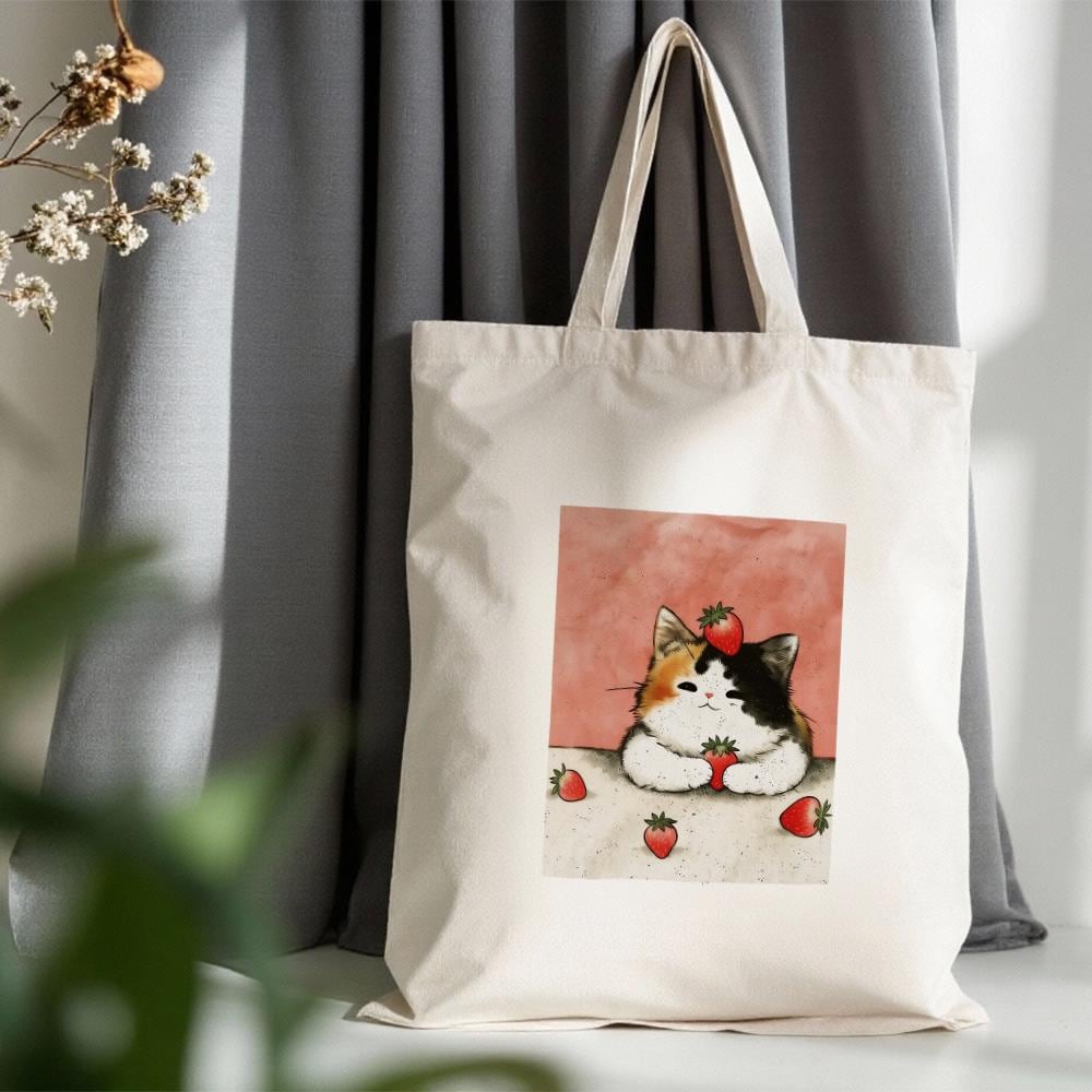 Camping Essentials Carry-All: De Handige Zwarte Katoenen Totebag voor Onderweg! - Shako's