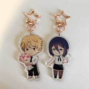 Chainsaw Man Couples Keychain Charms | Denji & Reze