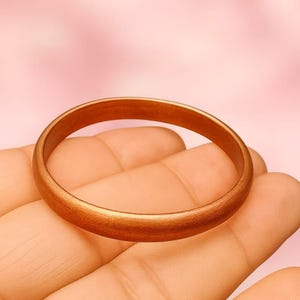 Handmade Pure Copper Bangle | Minimalist Healing Bracelet | Unisex Cuff