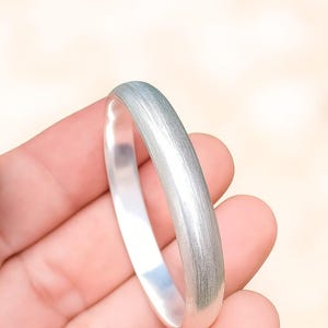 Plain Sterling Silver Bangle Bracelet