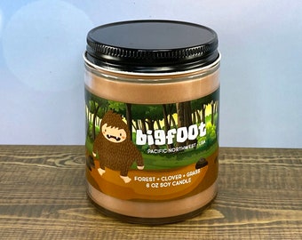 Bigfoot Candle - Sasquatch - Cryptid Candle