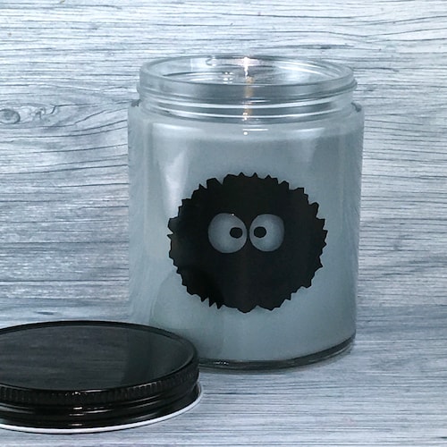 Soot Sprite Candle Susuwatari Dust Bunny Black Soot Etsy