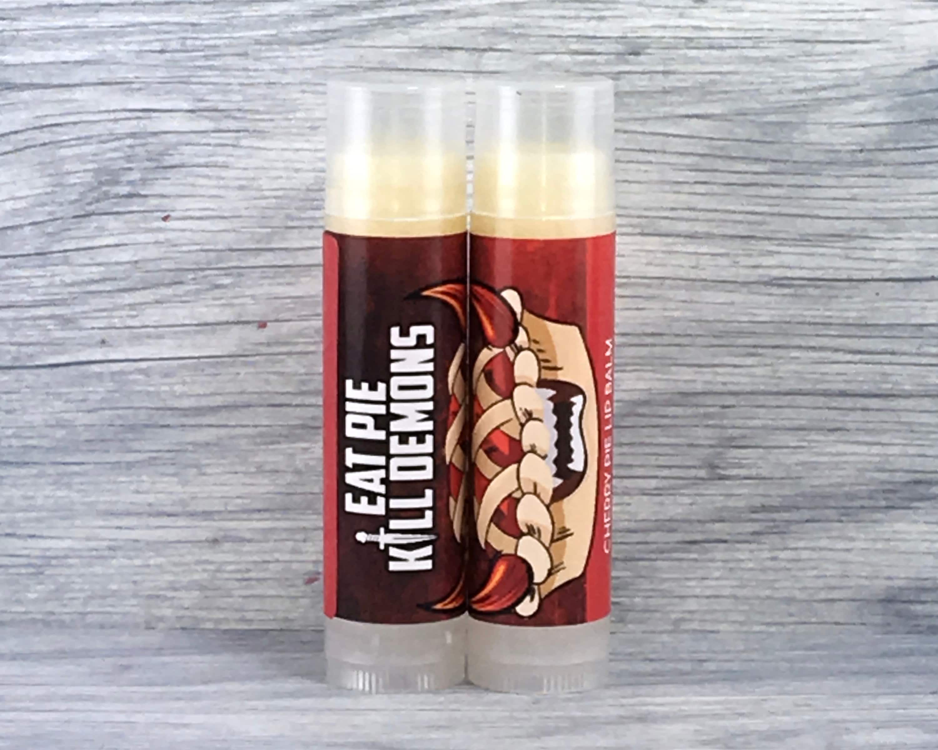 Eat Pie Kill Demons Lip Balm Supernatural Cherry Pie Lip Etsy Denmark
