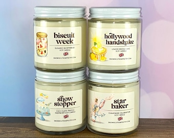 British Baking Collection - Set of Four 4oz Soy Candles - Bake Off