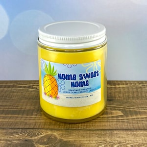 Home Sweet Home Soy Candle - Spongebob - Pineapple Cake