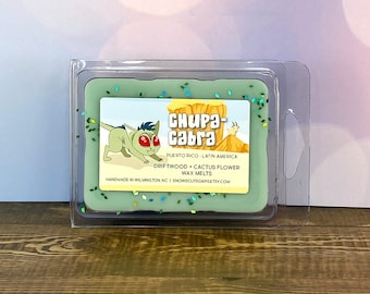 Chupacabra Wax Melts - Goat Sucker - Cryptid Wickless Wax - Desert Scent - Cactus Flower and Driftwood