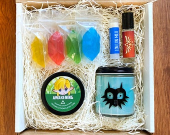 Mask Gift Set - Mask Candle, Rupee Soaps, Fragrance Oil, Lip Balm, Sugar Scrub