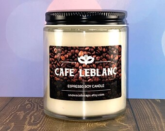Cafe Leblanc Soy Candle - Espresso - Coffee