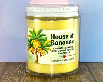 House of Bananas Candle - Zelda Video Game Soy Candle