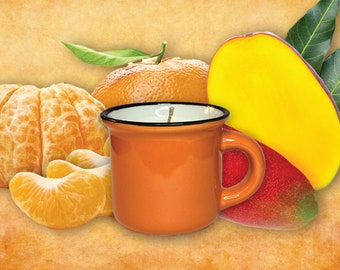 Mango Tangerine Gelato Mini Mug Soy Candle