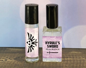 Hyrule's Sword Perfume - Persimmon, Black Orchid, Black Amber and Woods - Princess Zelda