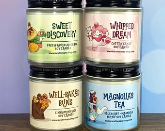 Poke Monster Bakery Collection - Set of Four 4oz Soy Candles