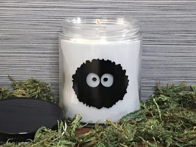 Soot Sprite Candle Susuwatari Dust Bunny Black Soot Etsy