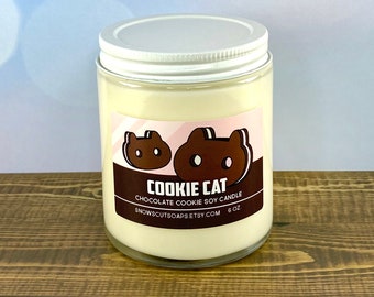 Cookie Cat Candle - Steven Universe - Chocolate Cookies