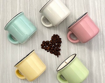 Espresso Mini Mug Soy Candle - Coffee Candle - Roost Cafe