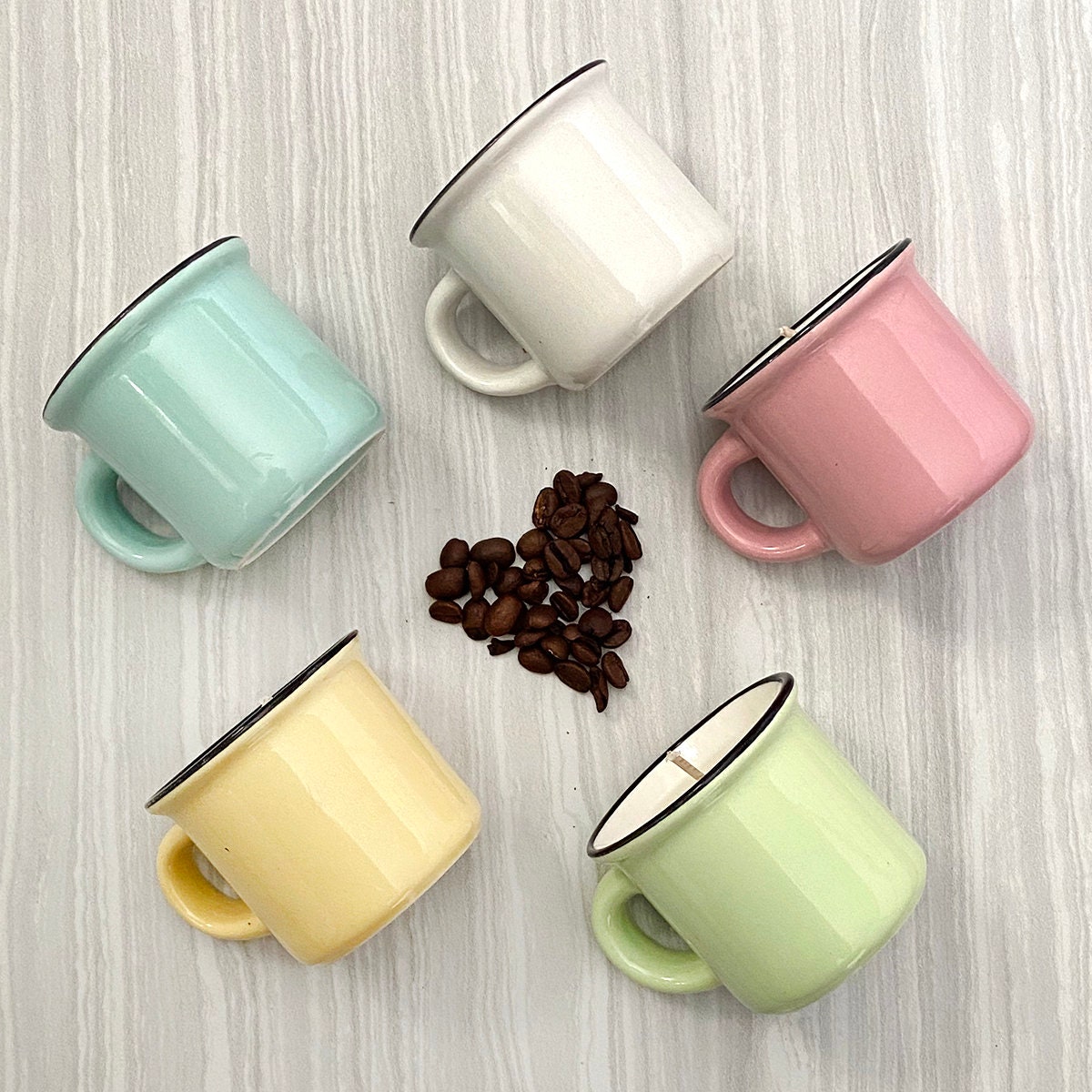 Vanilla Latte Espresso Mug Candles – Coco's Coffee
