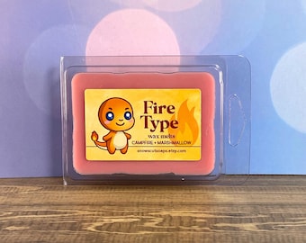 Fire Type Wax Melts - Campfire Scent - Generation One Dragon