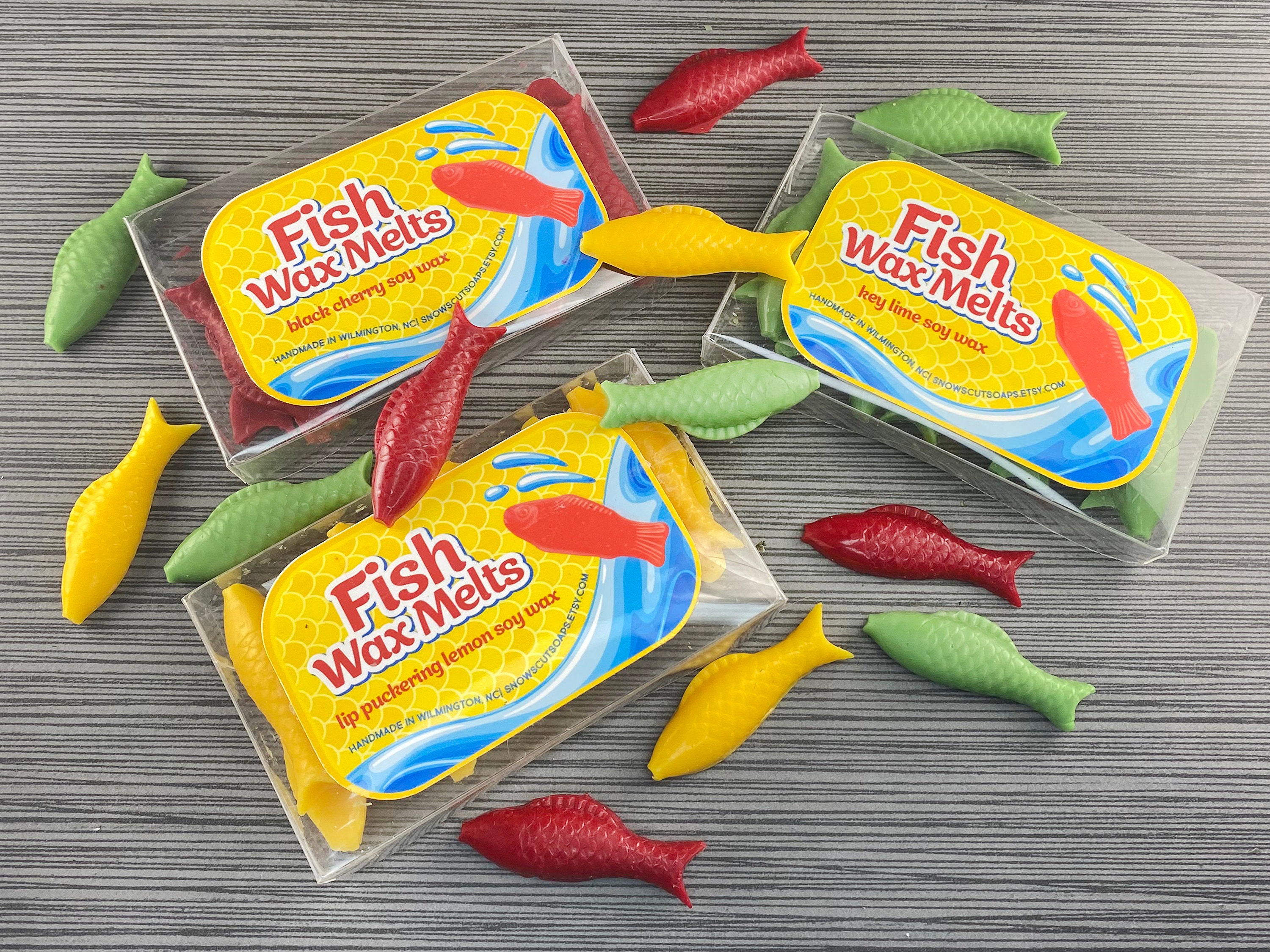 Candy Fish Wax Melts Wickless Flameless Etsy