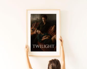 Twilight Inspired Poster Print | Vampire Wall Art | Digital Download | Gothic Romantic Movie Poster