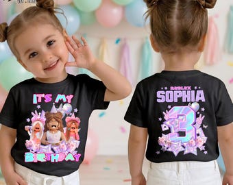 Personalized Gamer Girl Birthday Shirt, Custom Gaming Party Outfit for Daughter