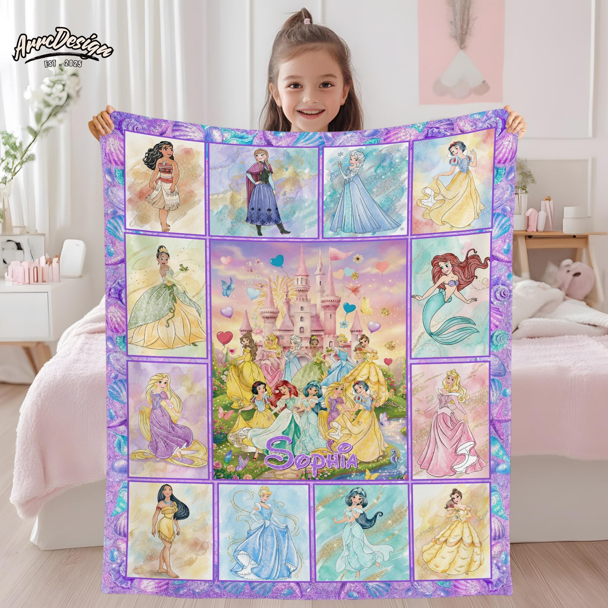 strapless open back dress Fashion Angels: No-Sew Blanket - Disney Princess main image 1
