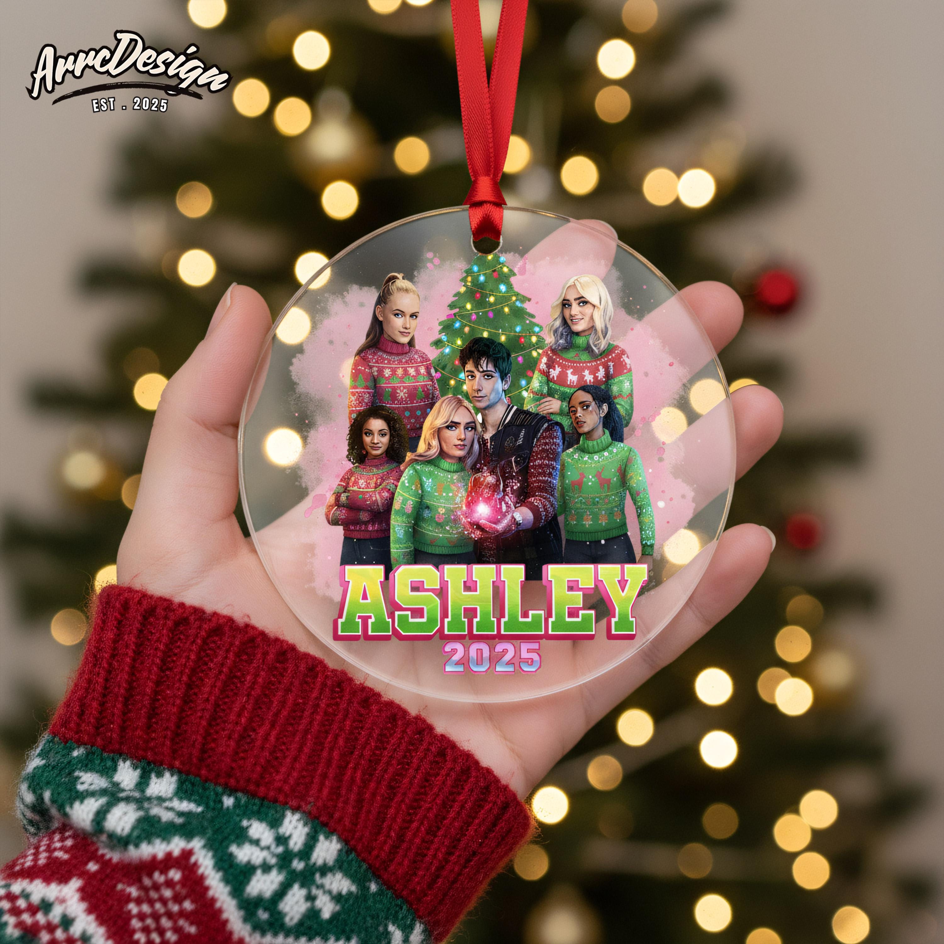 Discover Custom Zombies 4 Acrylic Ornament: UV Printed Holiday Keepsake 2025