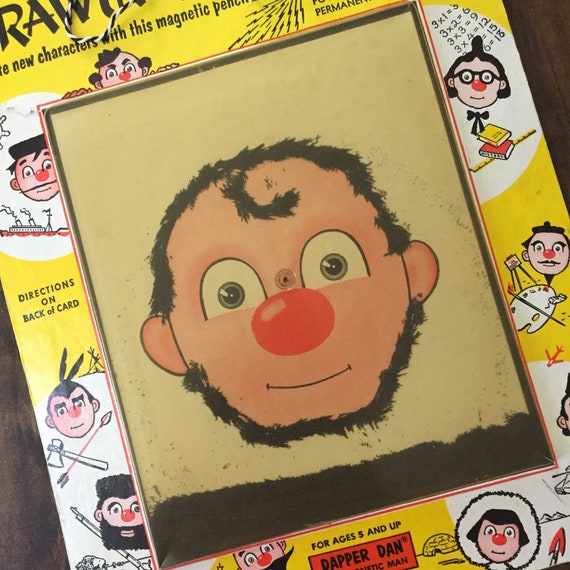 magnetic man face toy