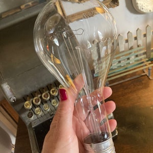 Vintage Lightbulbs Large Bright Idea Huge GE Photo Prop Display Gag Gift Science Industrial Steampunk General Electric