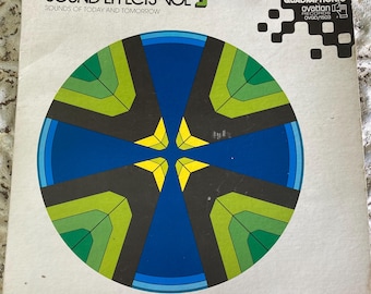 Vintage Album Vinyl Sound Effects Vol 3 Sounds of Today & Tomorrow Stereo Quadraphonic Ovation Records