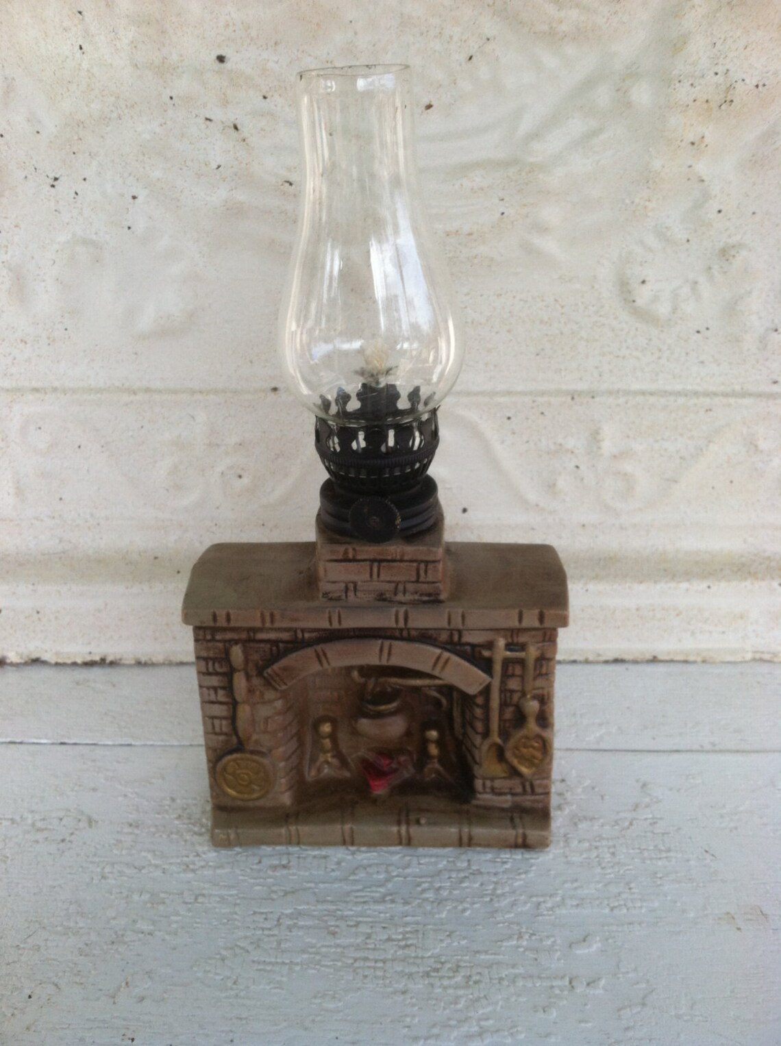 Öl Lampe Kamin Küche Herd Colonial Kochen Kamin Etsy