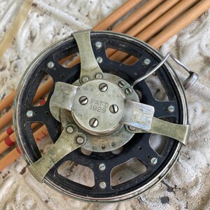Vintage Winona Fishing Reel James Heddon's Sons Dowagiac MI Pat'd