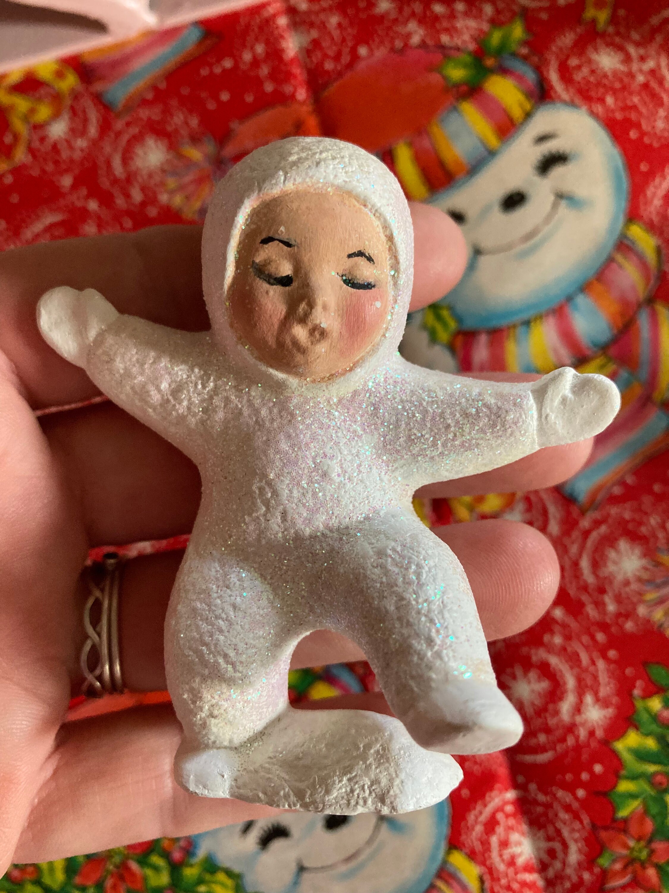 Snowbabies Set of 8 Christmas Figurines Winter Hand Painted