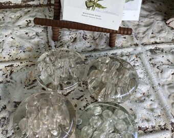 Flower Frogs Vintage Clear Glass 3”+ You Choose 11 Hole Flower Holder Floral Arrangement Vanity Pen Organizer Gifts for Gardeners