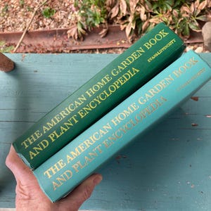 Vintage Garden Book The American Home Garden Book & Plant Encyclopedia You Choose Illustrated Photographs Reference Book Garden Guide