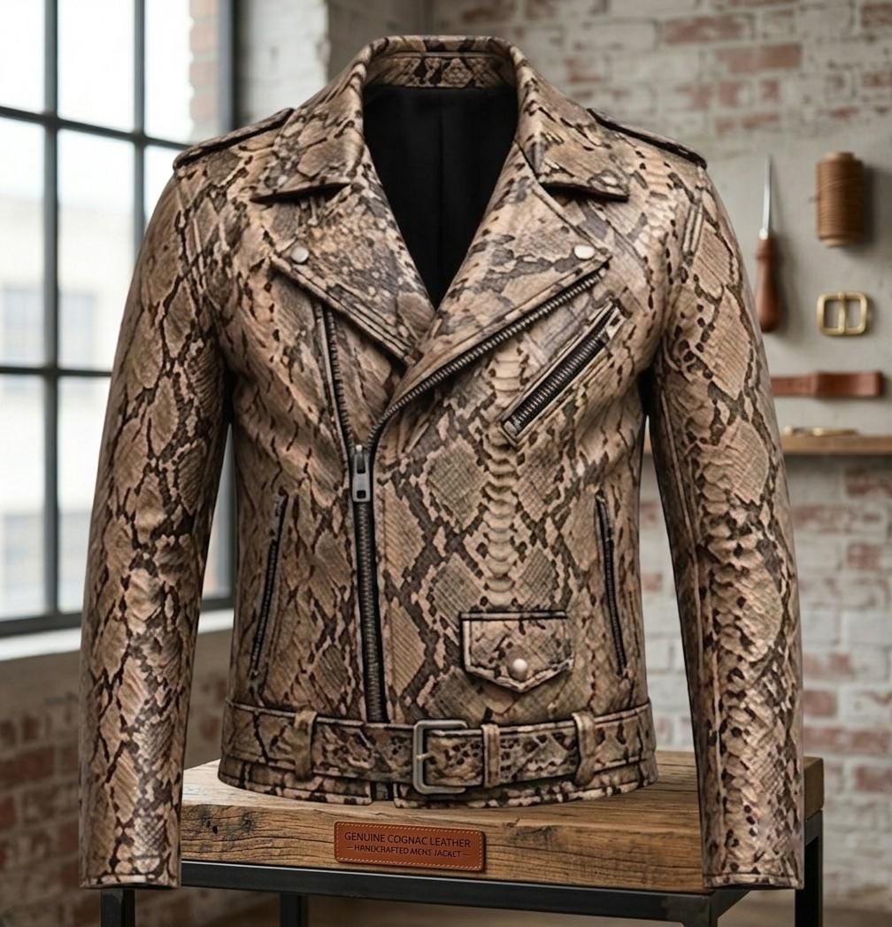 Snake skin jacket - Etsy 日本