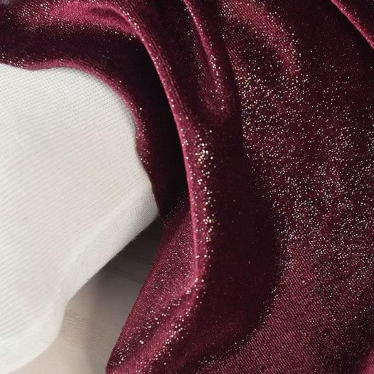 Four-way Stretch Starry Velvet, Plush Glitter Fabric for Designer Four-way Stretch Starry Velvet, Plush Glitter Fabric for Designer