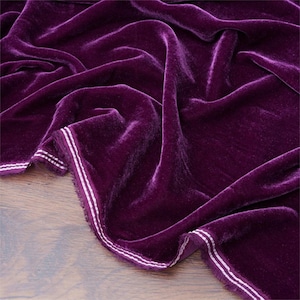Faux Silk Velvet - Heavy Jacquard Fabric for Jewelry Display & Luxury Gift Box Lining